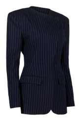 Pinstripe Suit Jacket